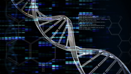 Poster - Animation of DNA moving 