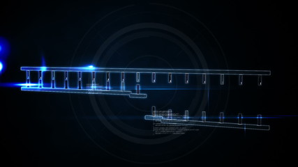 Poster - Animation of DNA moving 