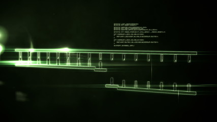 Poster - Animation of DNA moving 