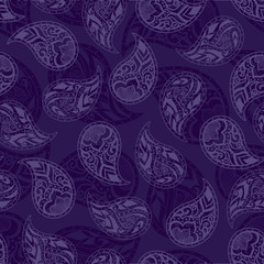 Vintage floral seamless pattern