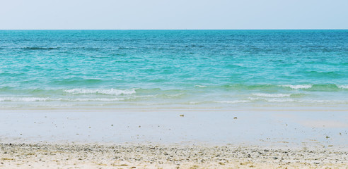 Canvas Print - view of blue sea