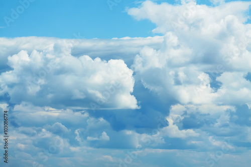 Naklejka ścienna beautiful sky with clouds