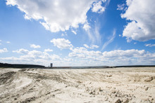 Sandy Desert Gold Mine In Berezovsky Ural