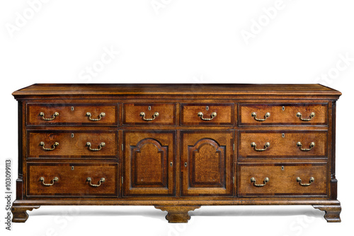Old Antique English Oak Kitchen Dresser Base Buy This Stock