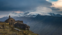 View Across The Pass To The Slopes Of Snowdon In Evening Light From The Top Of The Dinorwig Slate Quarries, Llanberis, Snowdonia, Cymru, Wales, UK.