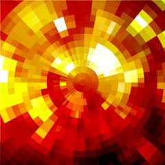 Poster - Vector glitter background in disco style