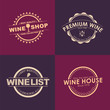 © olegphotor - Logo Design for wine shops, cafes, restaurants