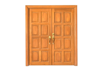 Wood door