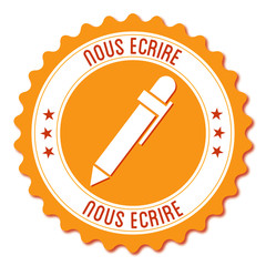 Canvas Print - Logo nous écrire.