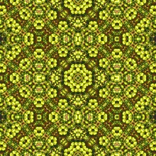 Seamless Pattern With Green And Red Details