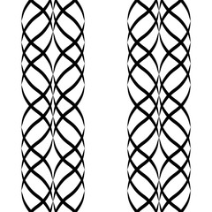 Wall Mural - arabic seamless pattern with wave. traditional middle eastern design. persian ornament. abstract in 