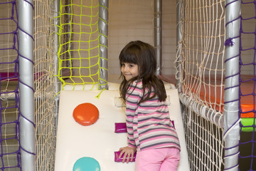 little girl at playground