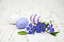 Periwinkle And Easter Eggs