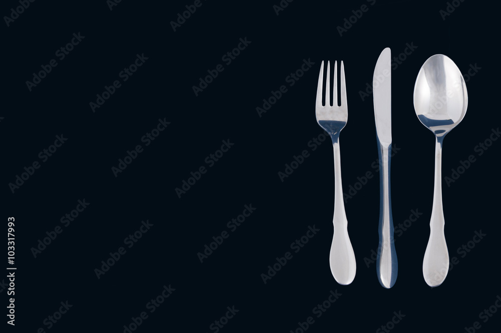 Klassische Besteck Anordnung Stock Photo