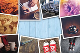 Fototapeta  - Urban youth lifestyle photo collage