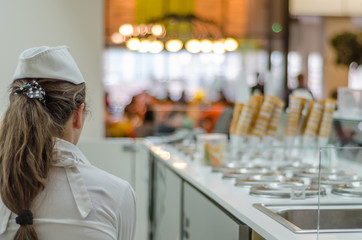 seller of ice cream