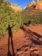 A Shadow Points the Way to Sedona