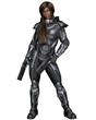 © Algol - Future Soldier, Black Female, Standing - science fiction illustration