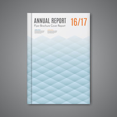 Aufkleber - Vector abstract low polygonal shape background for corporate business annual report book cover brochure flyer poster.