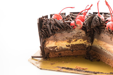 Sticker - chocolate ice-cream cake