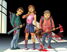 Children Killers
Vector Illustration Of Violence Childs Killers. Their Motives Are Impossible To Understand ... Only One Thing Is For Sure - Will Not Be Lessons Today!