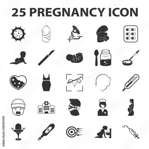 Pregnancy Maternity Pregnant 25 Black Simple Icons New Collection Of 25 Modern Child Birth Icons Buy This Stock Vector And Explore Similar Vectors At Adobe Stock Adobe Stock