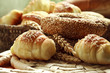 variety of bakery products