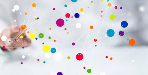Aufkleber - network digital