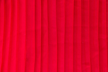 red pleat fabric texture background