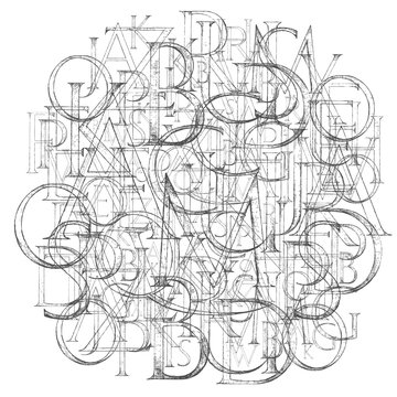 Modern Roman Classic Alphabet