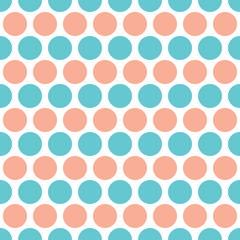 Circles rows seamless pattern