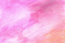 Pink Grunge In Watercolor