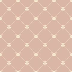 Wall Mural - Crown royal seamless pattern