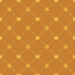 Wall Mural - Crown royal seamless pattern