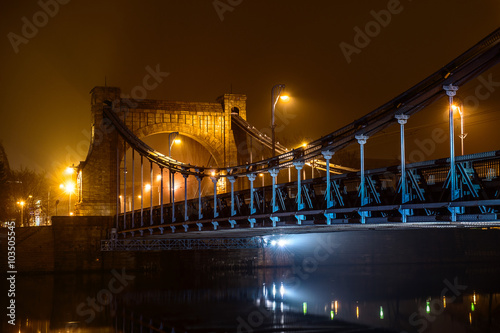 Fototapeta na wymiar Wrocław Most Grunwaldzki