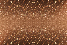 Black And Copper Glitter Bokeh Texture Abstract Background