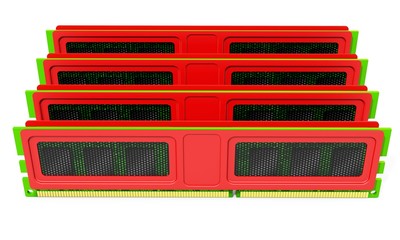 3d computer RAM memory kit