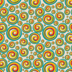 Poster - Retro seamless pattern
