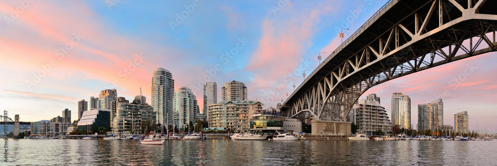 Vancouver False Creek - obrazy, fototapety, plakaty 