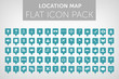 Location Map flat icon pack vol.1