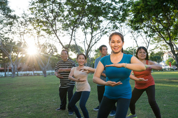 Poster - Martial art practicing