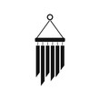 Wind chimes icon, simple style 