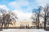 The building of the Russian Museum. Winter, St. Petersburg