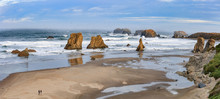 Bandon Beach From The Face Rock State Scenic Viewpoint In Bandon, Oregon