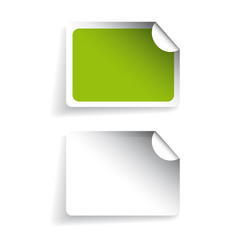 Poster - Blank labels or stickers vector