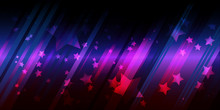 Abstract Background With Stars. Vector Illustration