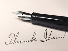 Pen Writing Thank You Free Stock Photo - Public Domain Pictures