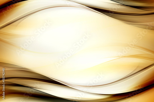 Naklejka - mata magnetyczna na lodówkę Decorative Gold Abstract Background