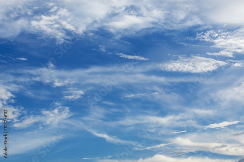 Plakat na zamówienie cloud on blue sky background