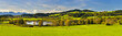 Panorama Landschaft in Bayern im Allgäu 